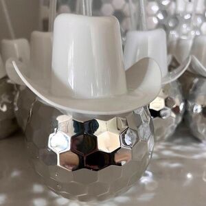 Cowboy Hat Disco Ball Cup